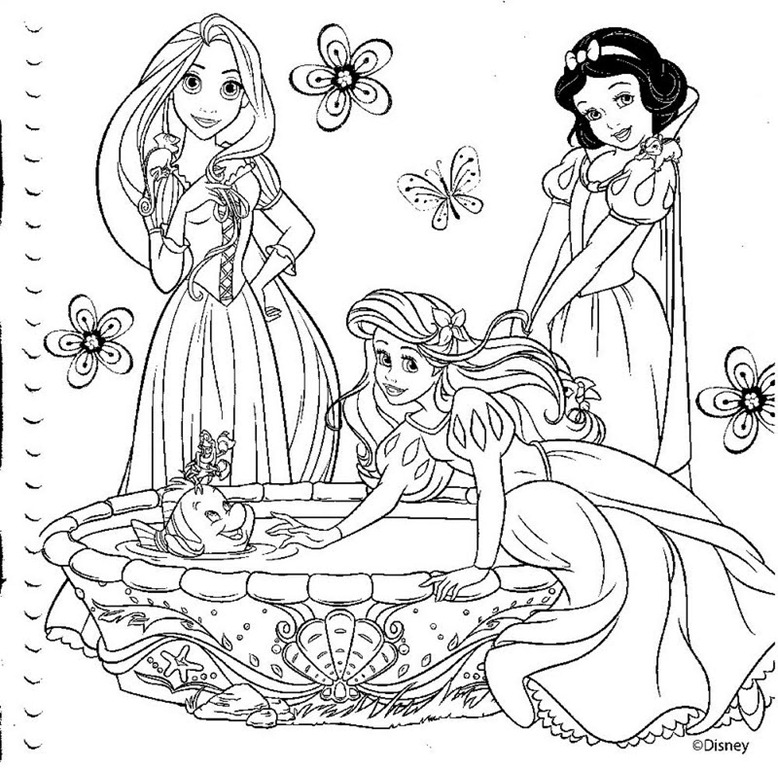 Desenhos Para Pintar Princesas